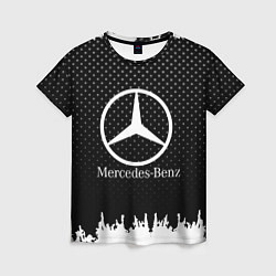 Футболка женская Mercedes-Benz: Black Side, цвет: 3D-принт