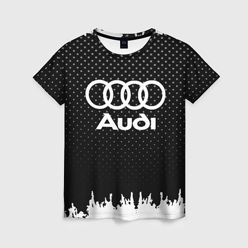 Женская футболка Audi: Black Side / 3D-принт – фото 1