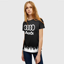 Футболка женская Audi: Black Side, цвет: 3D-принт — фото 2