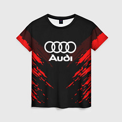 Женская футболка Audi: Red Anger