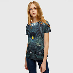 Футболка женская Dark, цвет: 3D-принт — фото 2