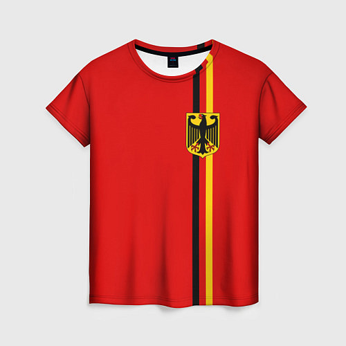 Женская футболка Германия / 3D-принт – фото 1