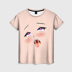 Женская футболка Ahegao Face