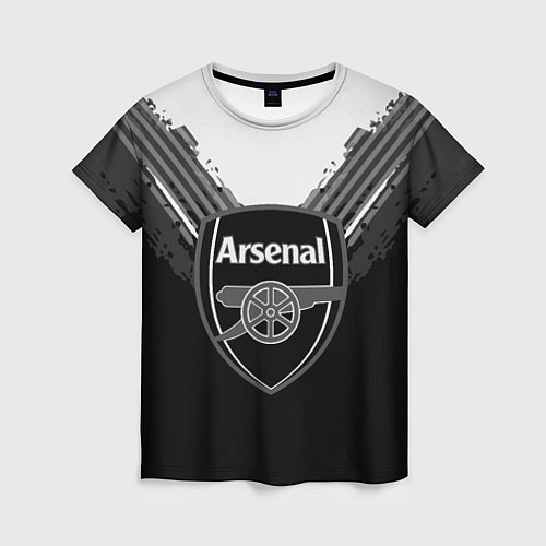 Женская футболка FC Arsenal: Black Style / 3D-принт – фото 1