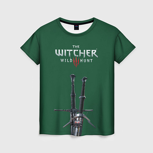 Женская футболка The Witcher: Wild Hunt / 3D-принт – фото 1