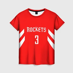 Футболка женская Rockets: Chris Paul 3, цвет: 3D-принт