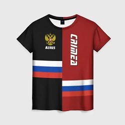 Женская футболка Crimea, Russia