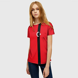 Футболка женская Турция, цвет: 3D-принт — фото 2