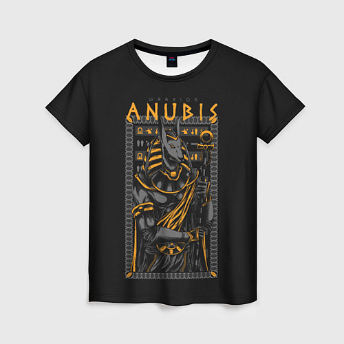 Женская футболка Anubis / 3D-принт – фото 1
