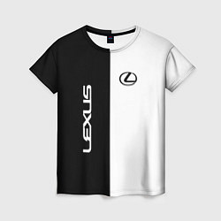 Женская футболка Lexus: Black & White