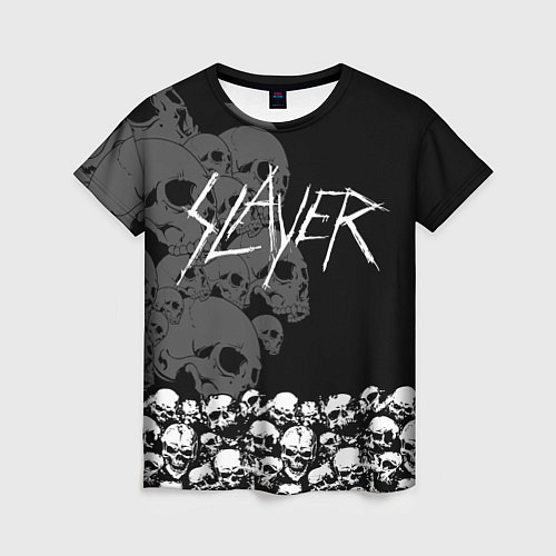 Женская футболка Slayer: Dark Skulls / 3D-принт – фото 1