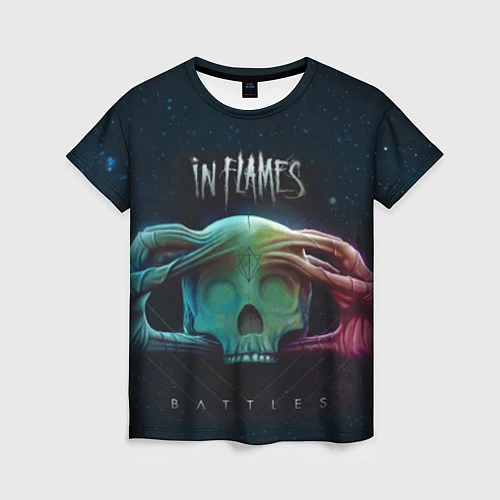 Женская футболка In Flames: Battles / 3D-принт – фото 1