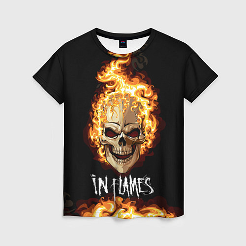 Женская футболка In Flames / 3D-принт – фото 1