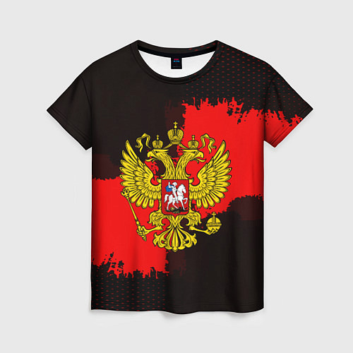Женская футболка Russia: Red Collection / 3D-принт – фото 1