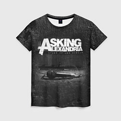 Женская футболка Asking Alexandria: Black Micro