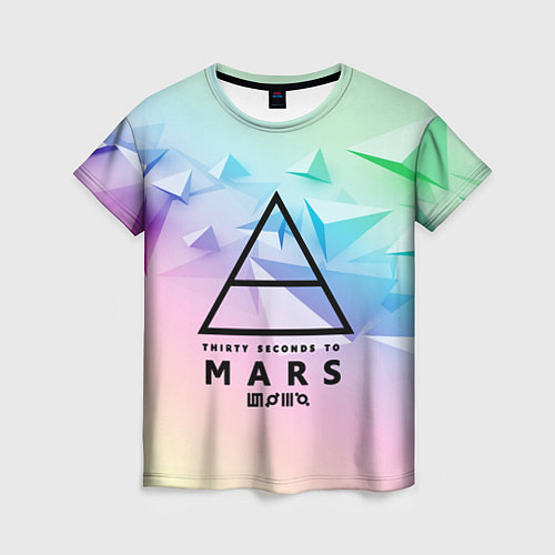 Женская футболка 30 Seconds to Mars / 3D-принт – фото 1