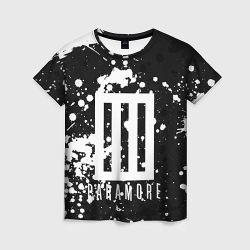 Женская футболка Paramore: Black & White / 3D-принт – фото 1