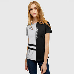 Футболка женская Jeep, цвет: 3D-принт — фото 2