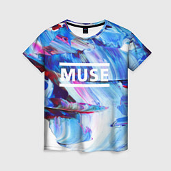 Женская футболка MUSE: Blue Colours