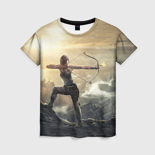 Женская футболка Tomb Raider / 3D-принт – фото 1