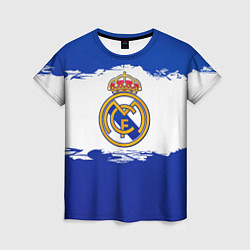 Футболка женская Real Madrid FC, цвет: 3D-принт
