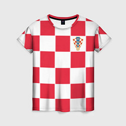 Женская футболка Сборная Хорватии: Домашняя ЧМ-2018