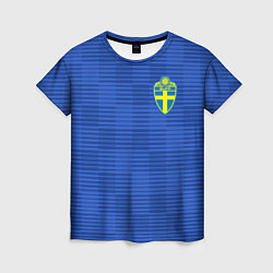 Женская футболка Сборная Швеции: Гостевая ЧМ-2018