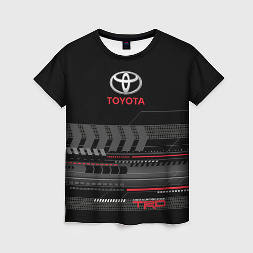 Женская футболка Toyota TRD / 3D-принт – фото 1