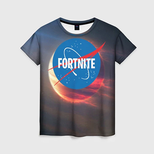 Женская футболка Fortnite NASA / 3D-принт – фото 1