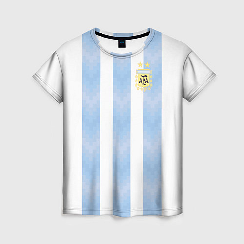 Женская футболка Сборная Аргентины / 3D-принт – фото 1