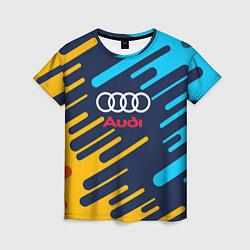 Футболка женская Audi: Colour Sport, цвет: 3D-принт