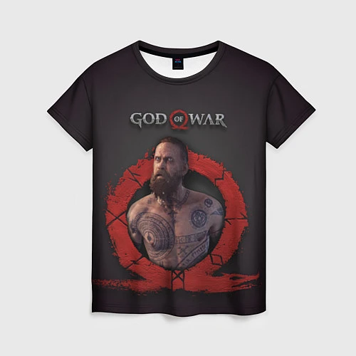 Женская футболка God of War: Baldur / 3D-принт – фото 1