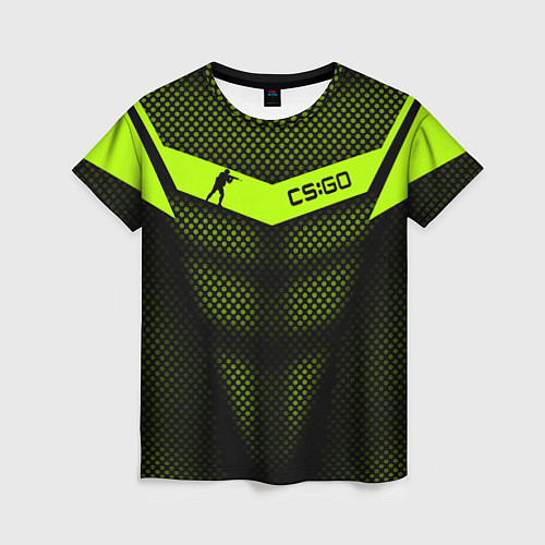 Женская футболка CS:GO Carbon Form / 3D-принт – фото 1