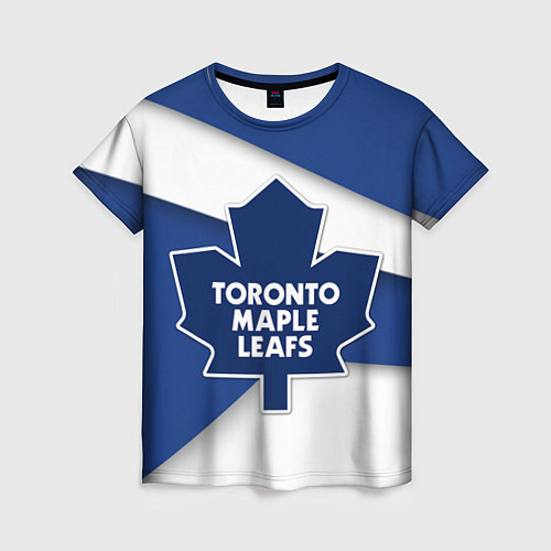 Женская футболка Toronto Maple Leafs / 3D-принт – фото 1