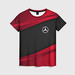Женская футболка Mercedes Benz: Red Sport