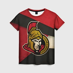 Футболка женская HC Ottawa Senators: Old Style, цвет: 3D-принт