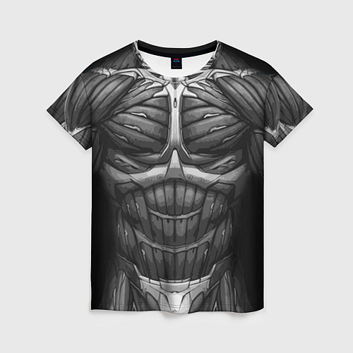 Женская футболка Экзоскелет / 3D-принт – фото 1