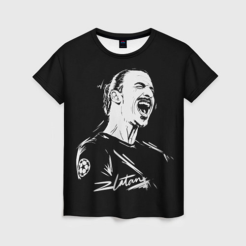 Женская футболка Zlatan Ibrahimovic / 3D-принт – фото 1
