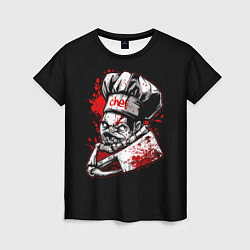 Женская футболка Pudge Chef