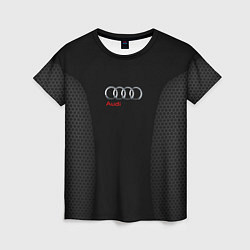 Женская футболка Audi Carbon