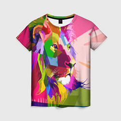 Женская футболка Geometry Lion