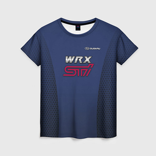 Женская футболка Subaru wrx sti / 3D-принт – фото 1