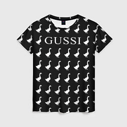 Женская футболка GUSSI Black
