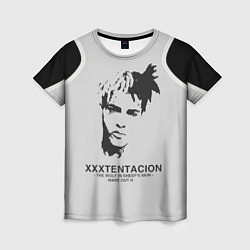 Футболка женская XXXTentacion RIP, цвет: 3D-принт