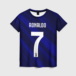 Женская футболка Ronaldo 7: Blue Sport