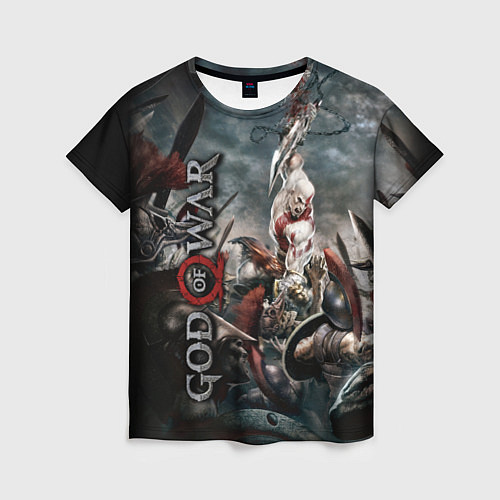 Женская футболка God of War / 3D-принт – фото 1