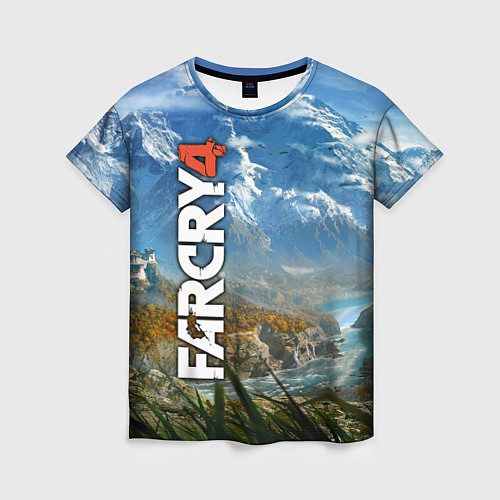 Женская футболка Far Cry 4: Ice Mountains / 3D-принт – фото 1