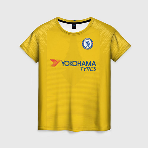 Женская футболка FC Chelsea Away 18-19 / 3D-принт – фото 1