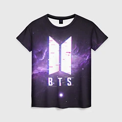Женская футболка BTS: Violet Space