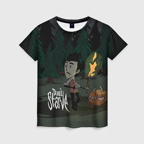 Женская футболка Don't Starve: Night Forrest / 3D-принт – фото 1